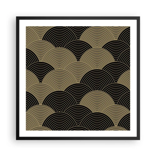 Poster in einem schwarzem Rahmen - Einheit in der Vielfalt - 60x60 cm