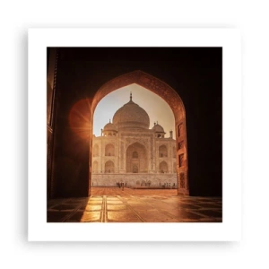 Poster - Denkmal der überirdischen Liebe - 40x40 cm