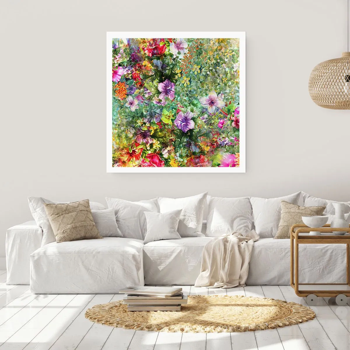 Poster - In Blumen für das Verderben - 60x60 cm