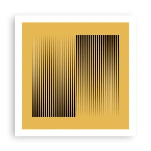 Poster - Quadratur der Gegensätze - 60x60 cm