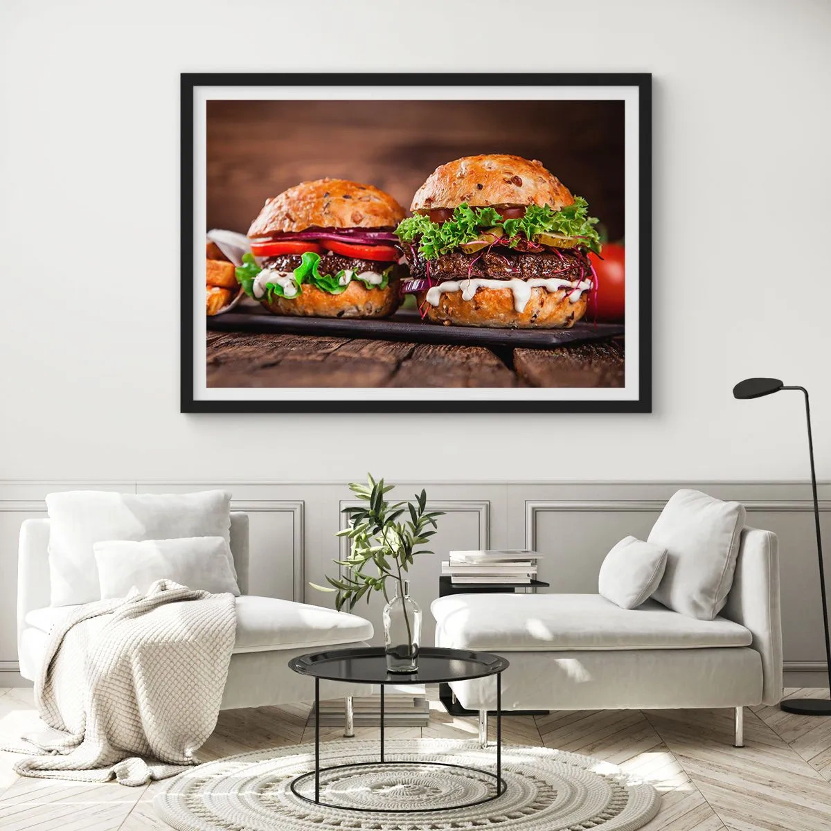 Poster in einem schwarzem Rahmen - Amerikanischer Traum - 50x40 cm