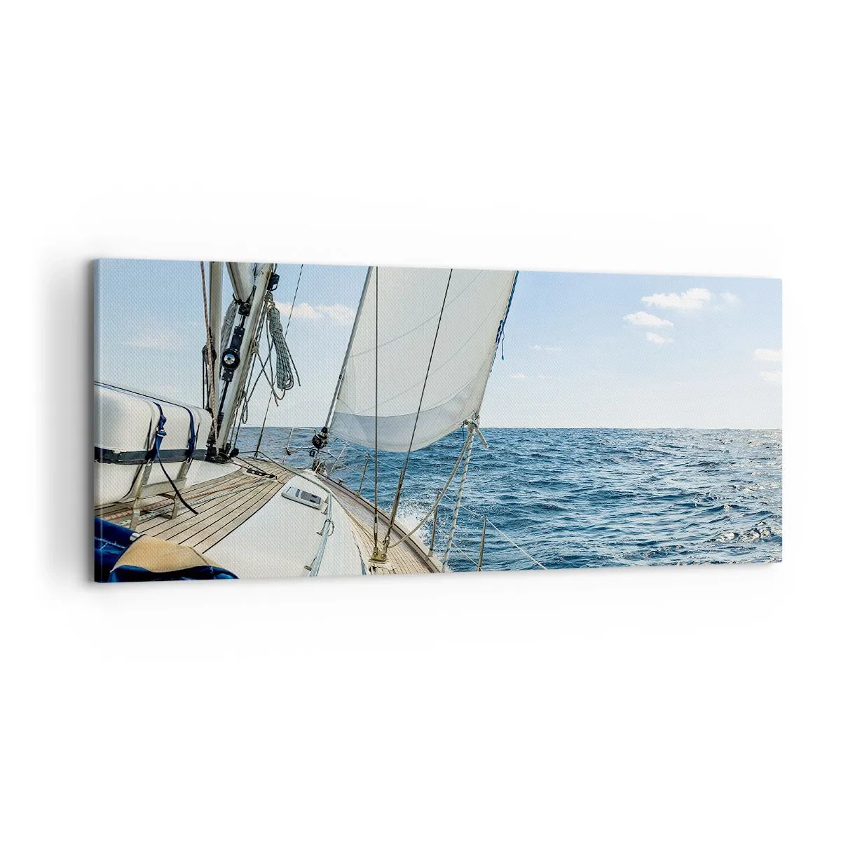 Bild auf Leinwand - Leinwandbild - Ahoi, Abenteuer - 100x40 cm