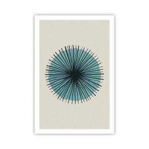 Poster - Strahlend im Blau - 61x91 cm