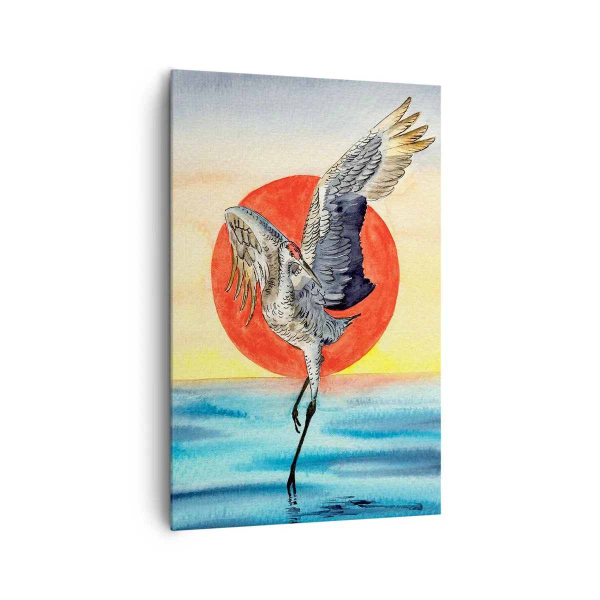 Bild auf Leinwand - Leinwandbild - Es ist Zeit zurückzugehen - 80x120 cm