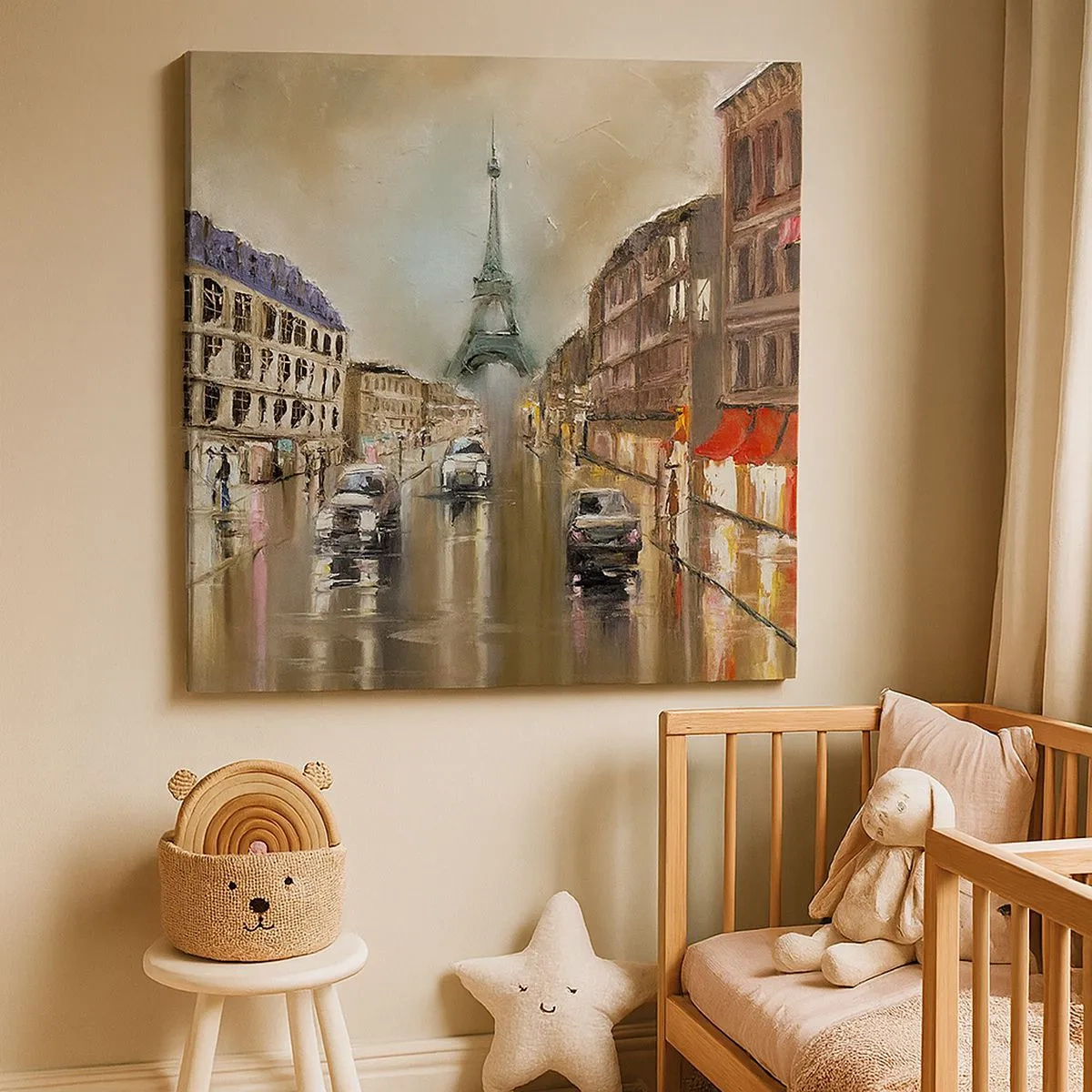 Bild auf Leinwand - Leinwandbild - Nur sie zählt - 30x30 cm