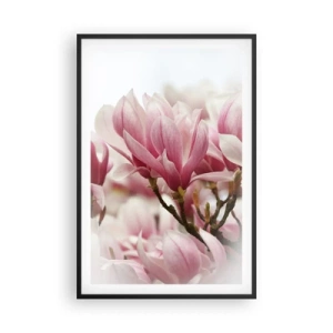 Poster in einem schwarzem Rahmen - Frühlingsblumen - 61x91 cm