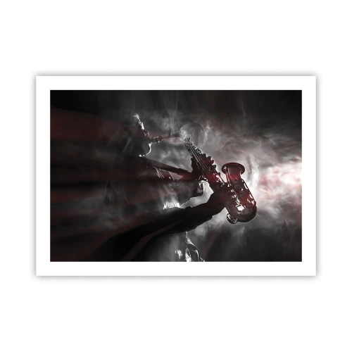 Poster - In den Dämpfen des Jazz - 70x50 cm
