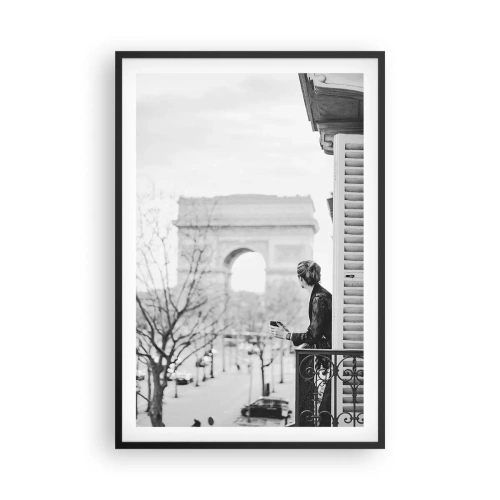 Poster in einem schwarzem Rahmen - Ein Zimmer mit Aussicht - 61x91 cm