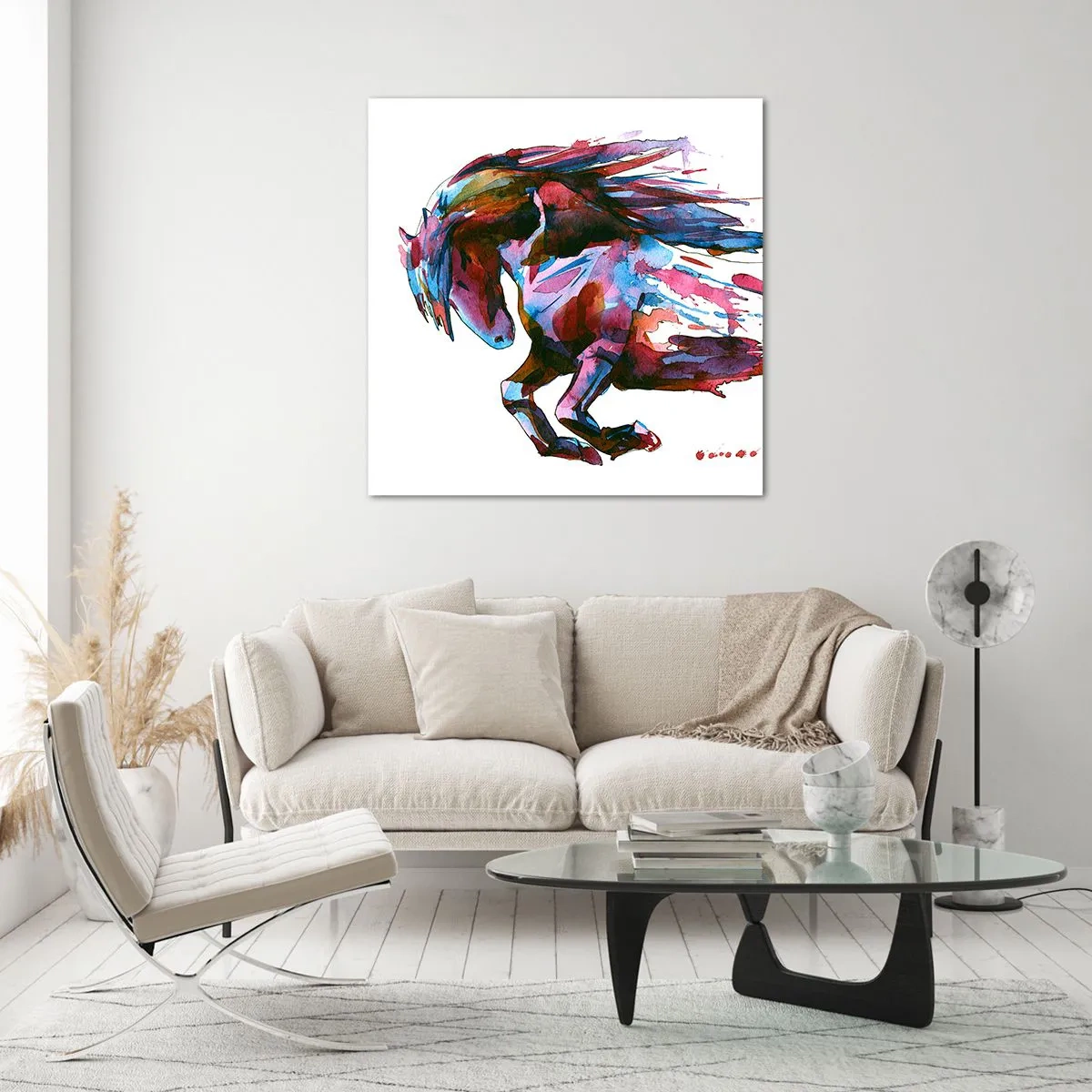 Glasbild - Bild auf glas - In Verzückung - 50x50 cm