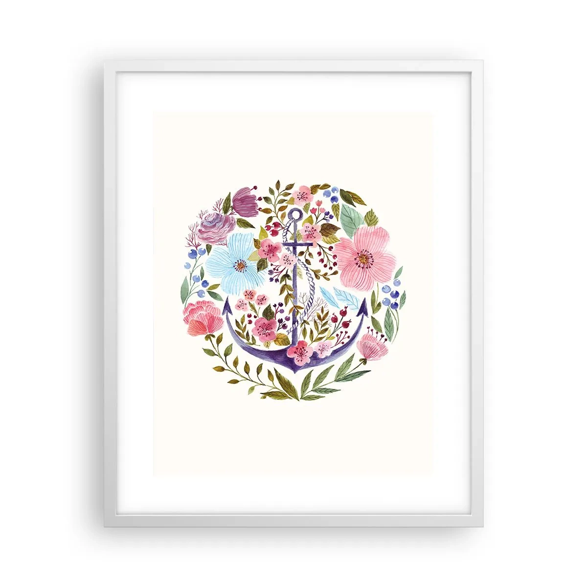 Poster in einem weißen Rahmen - Guter Traum eines Seemanns - 40x50 cm