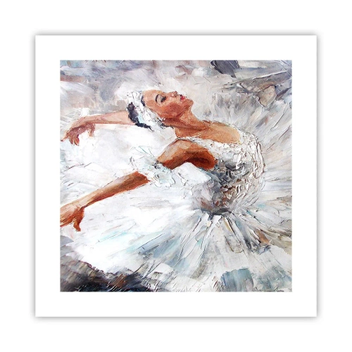 Poster - Zart und leicht wie Tüll - 40x40 cm