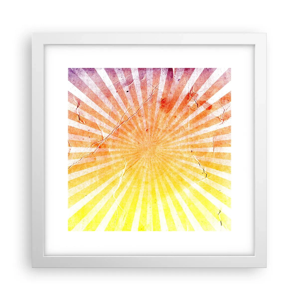 Poster in einem weißen Rahmen - Sonnenaufgänge und Sonnenuntergänge - 30x30 cm