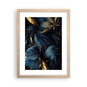 Poster in einem Rahmen aus heller Eiche - Mit Gold gefüttert - 30x40 cm