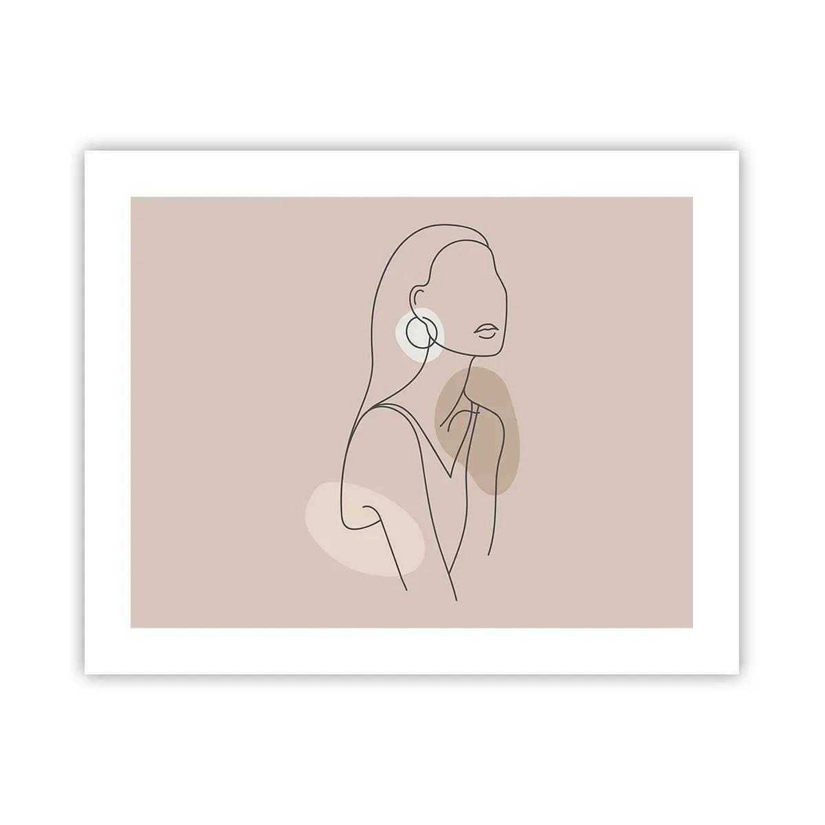 Poster - Mädchenhafte Ikone - 50x40 cm