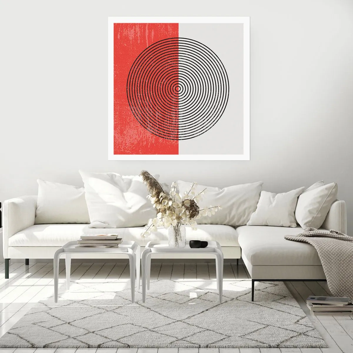 Poster - Auf den Punkt gebracht - 60x60 cm