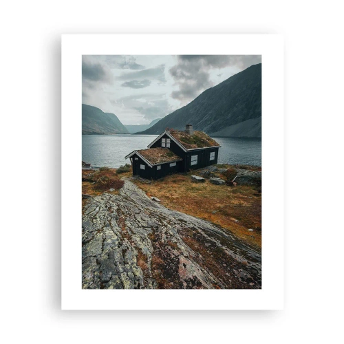 Poster - Sommerresort am Fjord - 40x50 cm