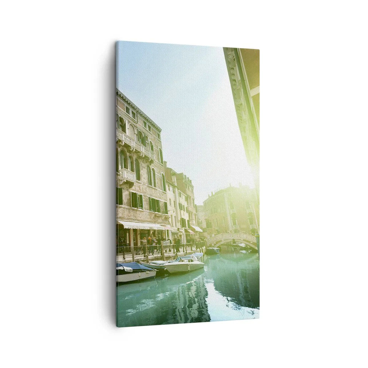 Bild auf Leinwand - Leinwandbild - Venedig - Amore Mio - 45x80 cm