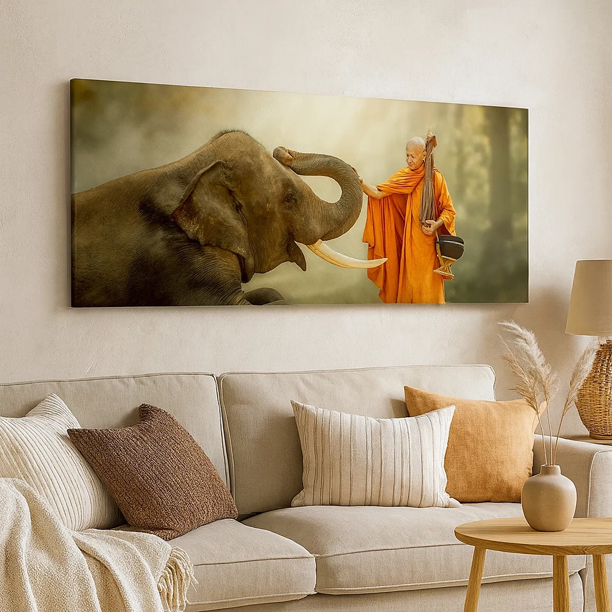 Bild auf Leinwand - Leinwandbild - Treffen unterwegs - 30x30 cm