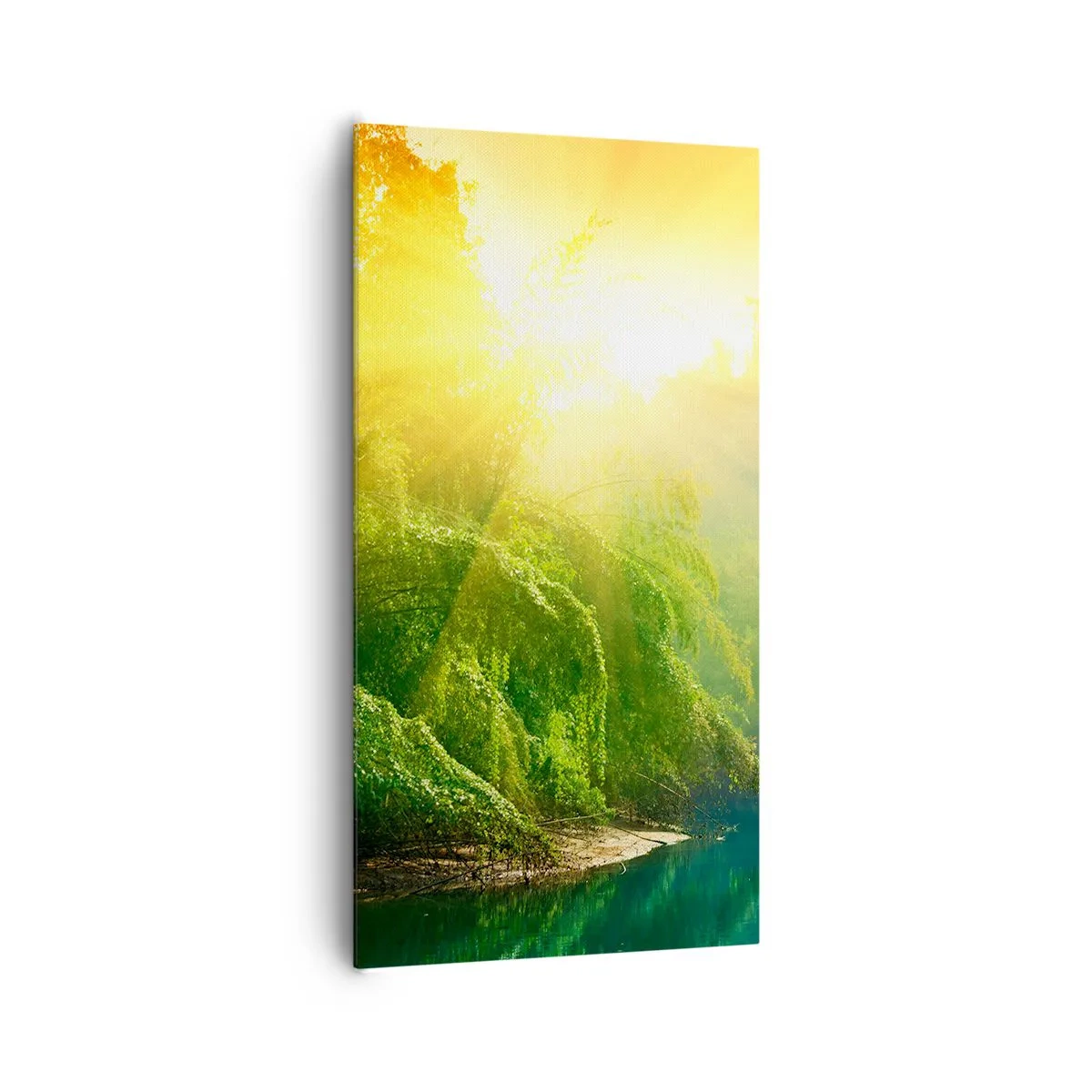 Bild auf Leinwand - Leinwandbild - In Sonne und Schatten ertrinken - 65x120 cm