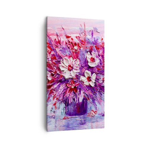 Bild auf Leinwand - Leinwandbild - Unschuld und Leidenschaft - 45x80 cm