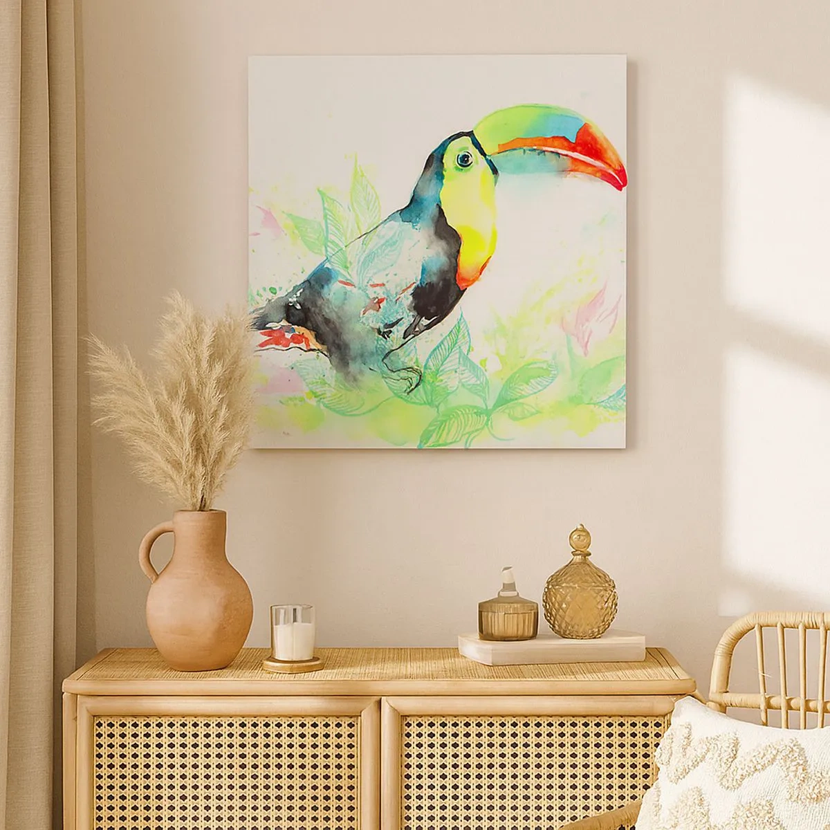 Bild auf Leinwand - Leinwandbild - So bunt wie Südamerika - 30x30 cm