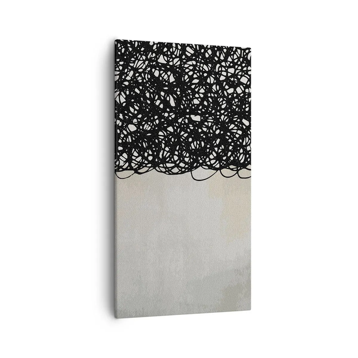 Bild auf Leinwand - Leinwandbild - Turbulente Abstraktion - 55x100 cm