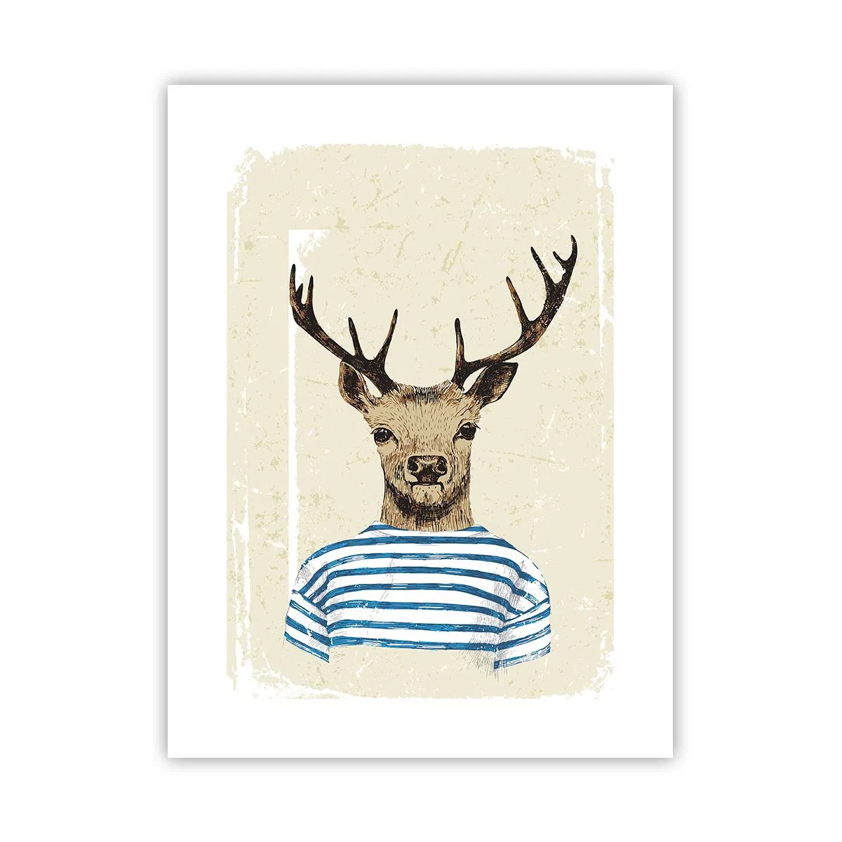 Poster - Weil ich gestreifte T-Shirts mag! - 30x40 cm