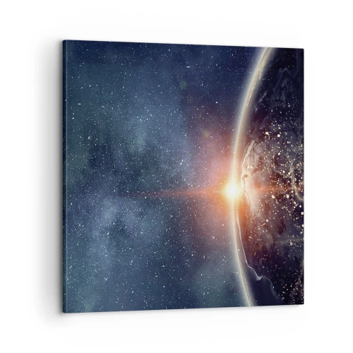 Bild auf Leinwand - Leinwandbild - In einer neuen Perspektive - 60x60 cm