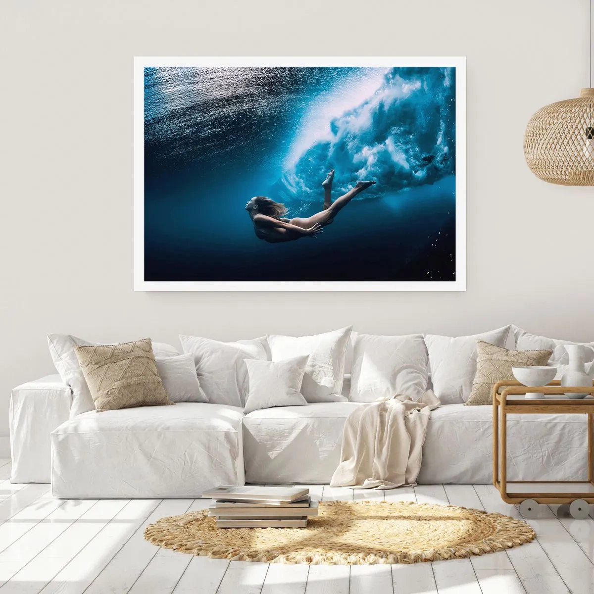 Poster - Moderne Meerjungfrau - 70x50 cm