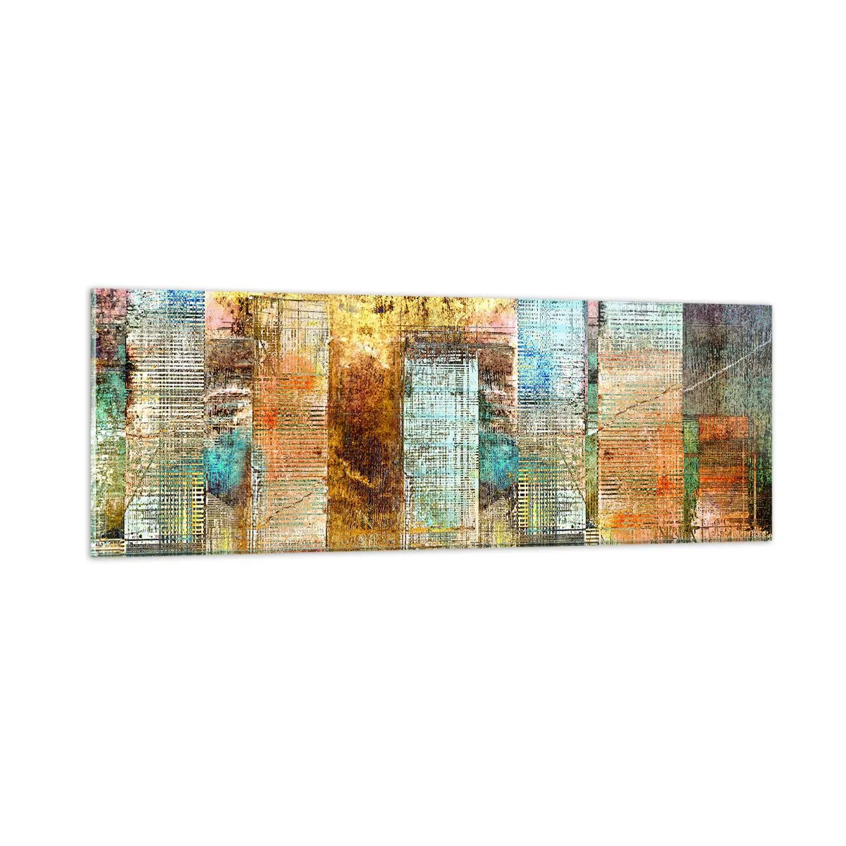 Glasbild - Bild auf glas - Sonnige Metropole - 90x30 cm
