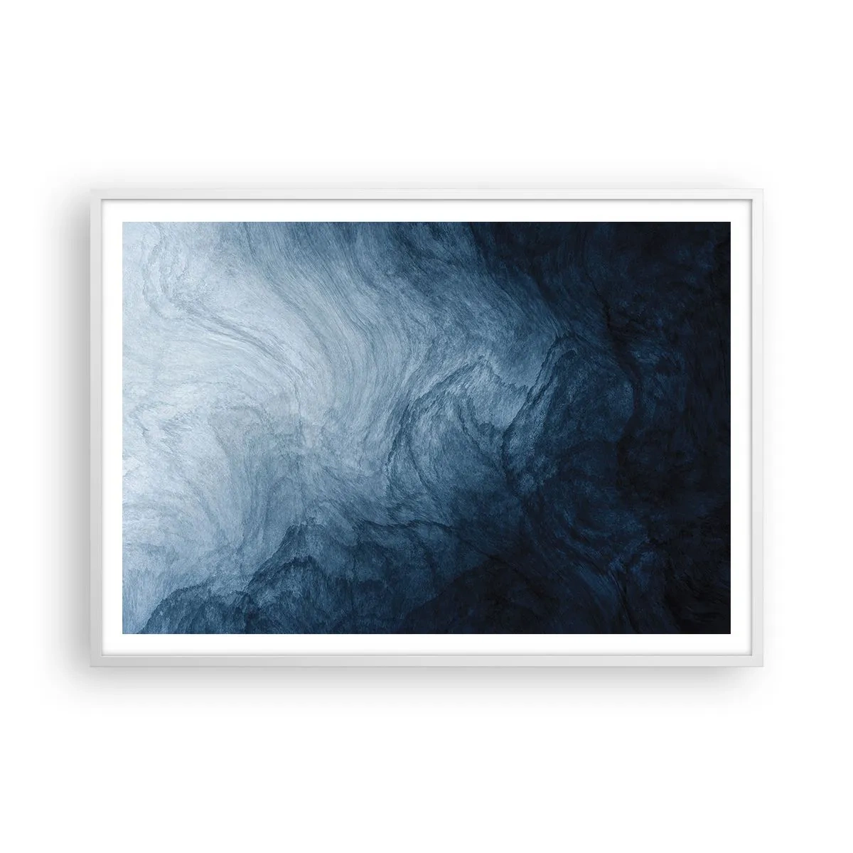 Poster in einem weißen Rahmen - Greifen Sie tief - 100x70 cm