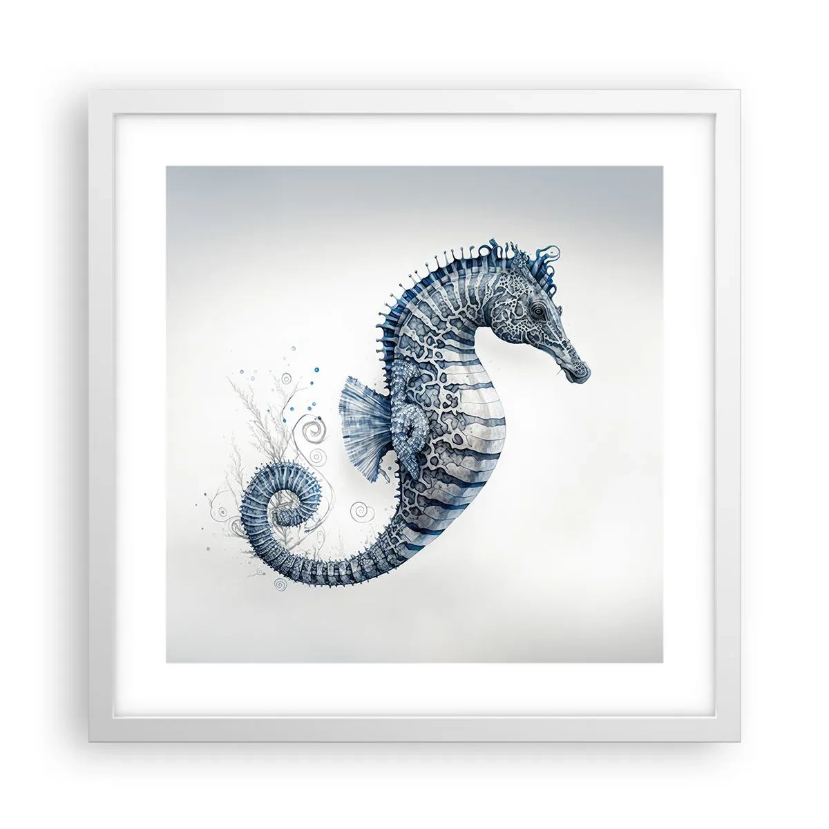 Poster in einem weißen Rahmen - Subtiler Witz der Natur - 40x40 cm