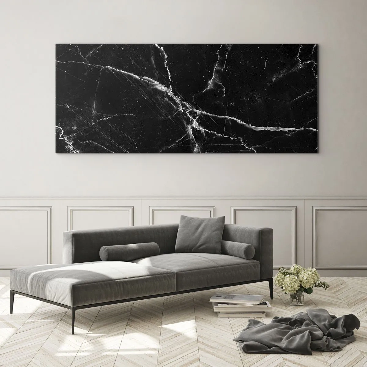 Glasbild - Bild auf glas - Geheimleben des Steins - 100x40 cm
