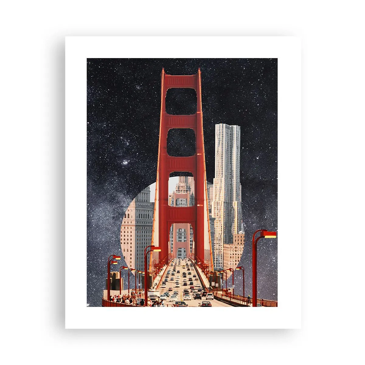 Poster - Immer im Mittelpunkt - 40x50 cm