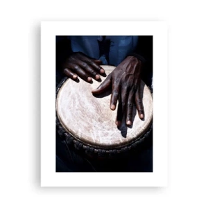 Poster - Lebe in deinem eigenen Rhythmus - 30x40 cm