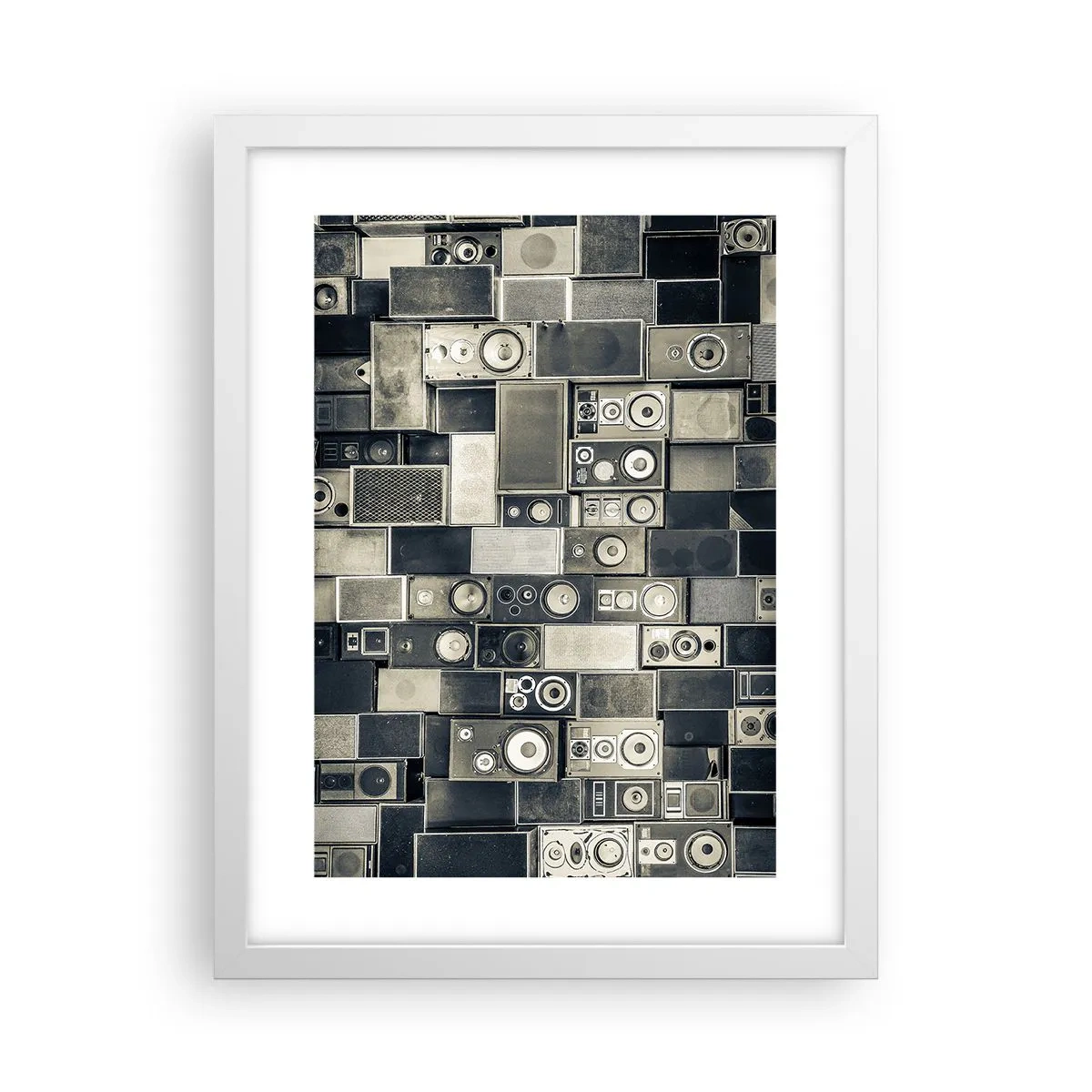 Poster in einem weißen Rahmen - Und es ist alles in Ordnung - 30x40 cm