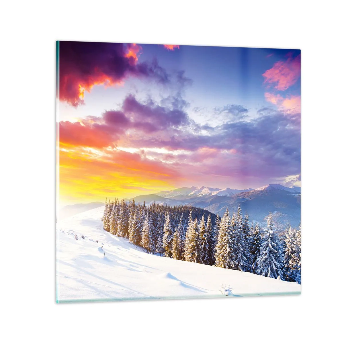 Glasbild - Bild auf glas - Am helllichten Tag - 70x70 cm