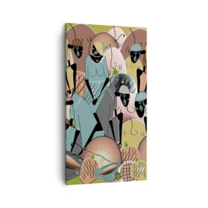 Bild auf Leinwand - Leinwandbild - Ein toller Urlaub steht bevor - 45x80 cm