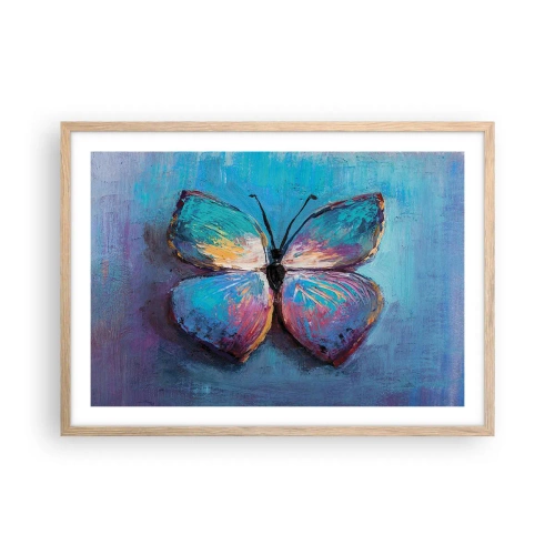 Poster in einem Rahmen aus heller Eiche - In all seiner Pracht - 70x50 cm