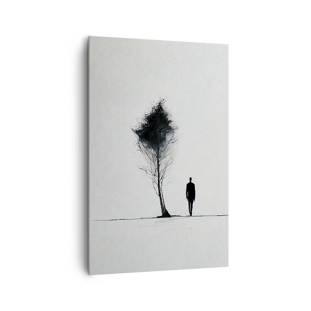 Bild auf Leinwand - Leinwandbild - Wir wandern alle - 80x120 cm