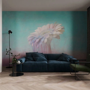 Fototapete Premium Canvas - Blumenunterwelt - Abstraktion, Blume, Stück - 150x105 cm