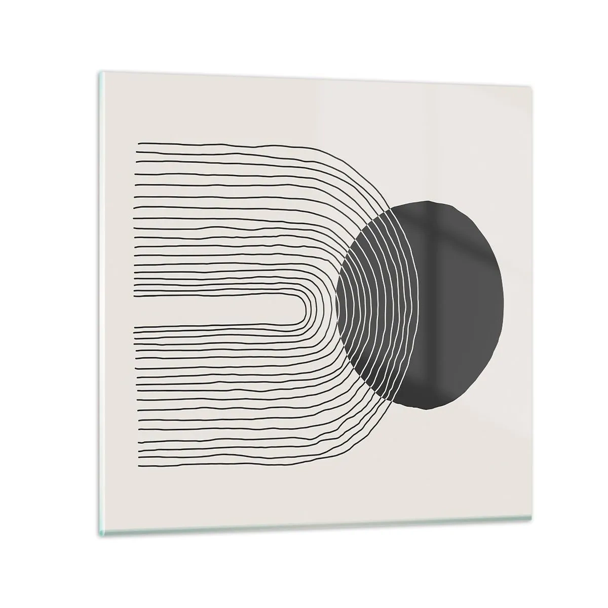 Glasbild - Bild auf glas - Zittern und Vertrauen - 60x60 cm