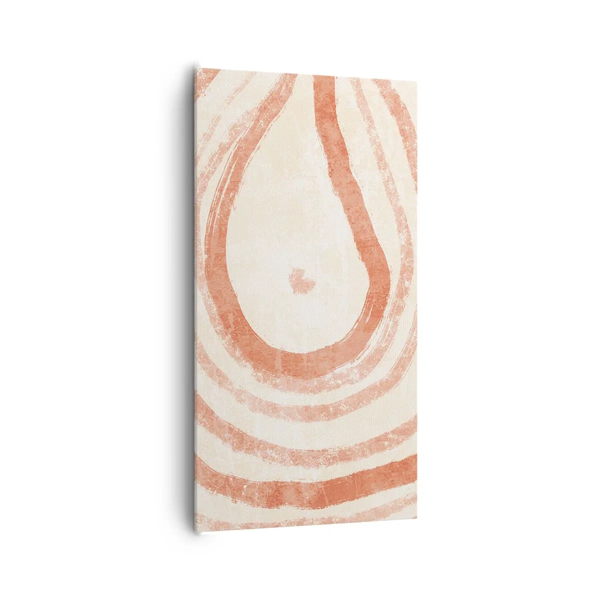 Bild auf Leinwand - Leinwandbild - Korallenkreise – Komposition - 65x120 cm