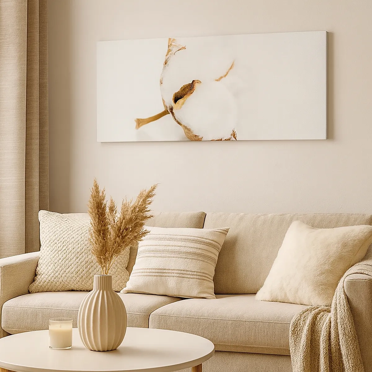 Bild auf Leinwand - Leinwandbild - Von Natur aus weich - 30x30 cm