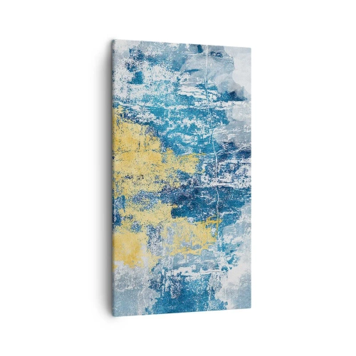 Bild auf Leinwand - Leinwandbild - Abstraktion voller Wetter - 45x80 cm