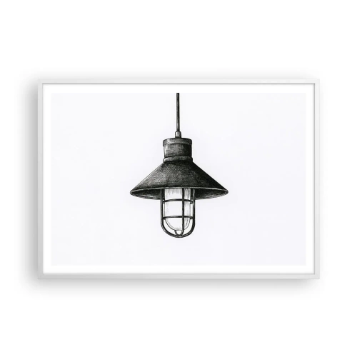 Poster in einem weißen Rahmen - Wie vor Jahren… - 100x70 cm