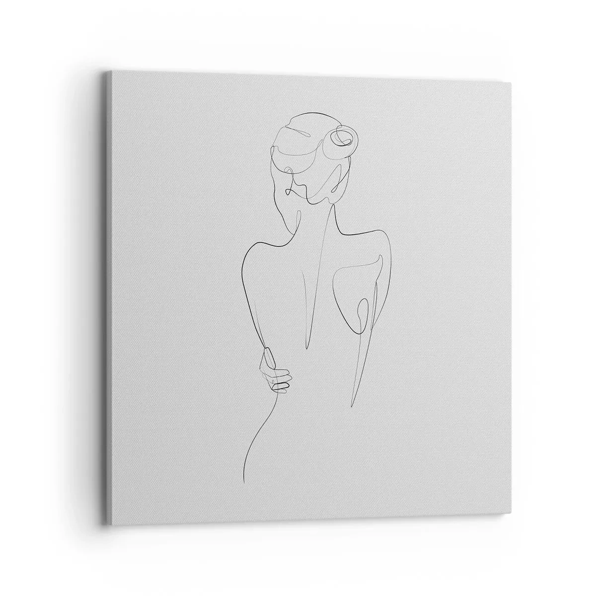 Bild auf Leinwand - Leinwandbild - Körpermusik - 70x70 cm