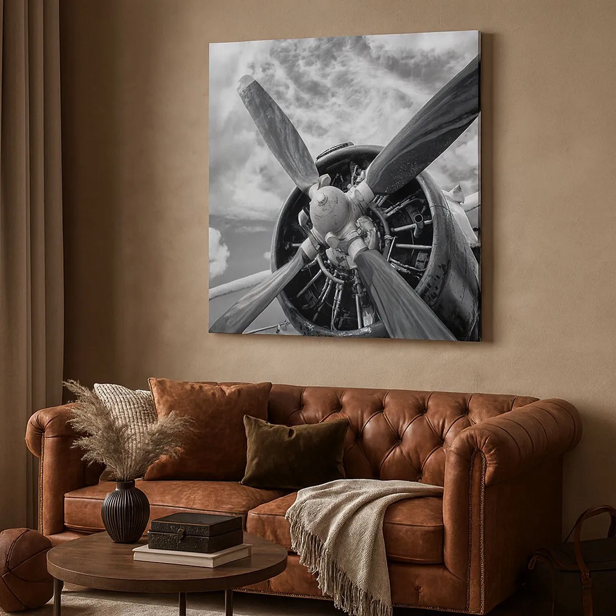 Bild auf Leinwand - Leinwandbild - Eroberer der Lüfte - 30x30 cm