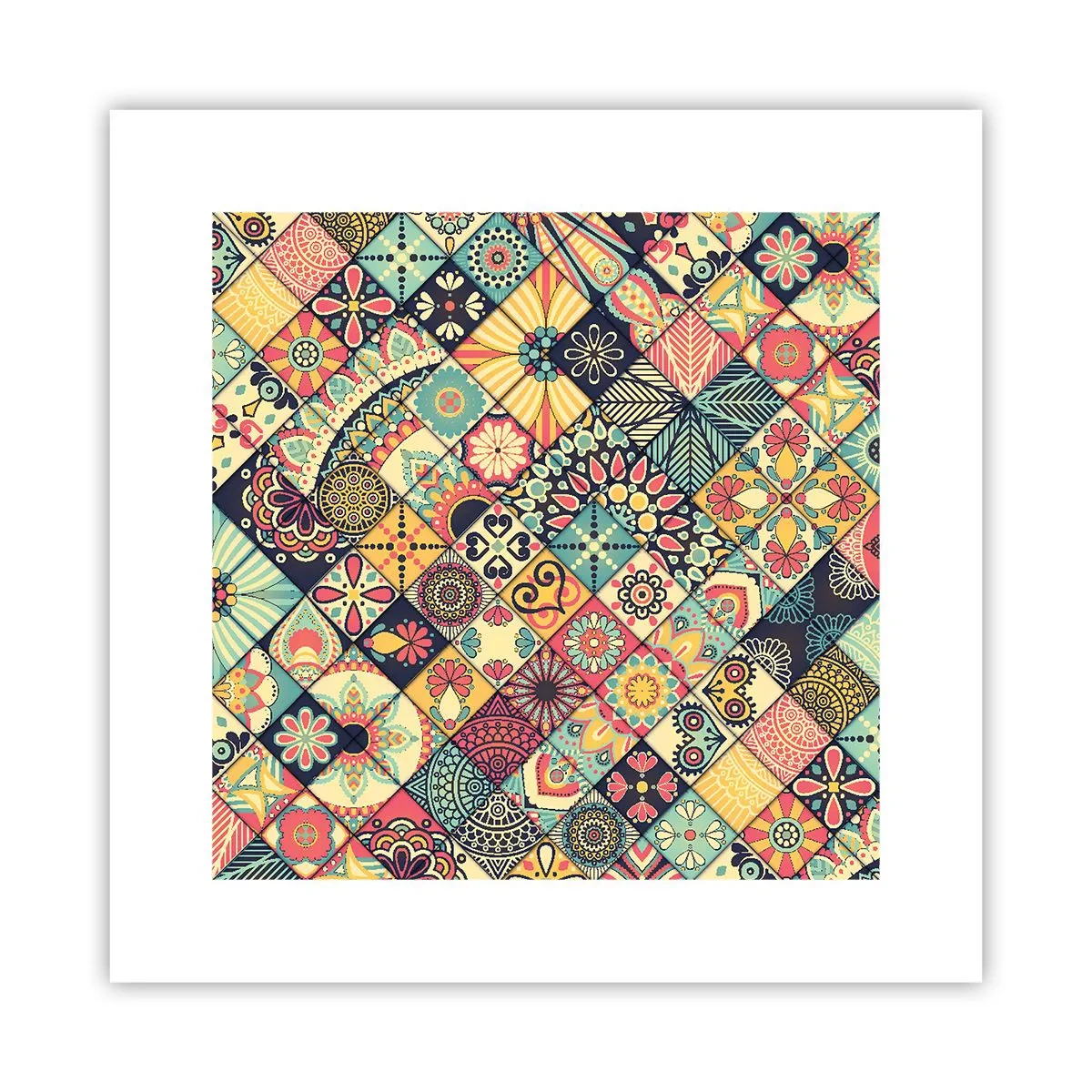 Poster - marokkanische Atmosphäre - 30x30 cm