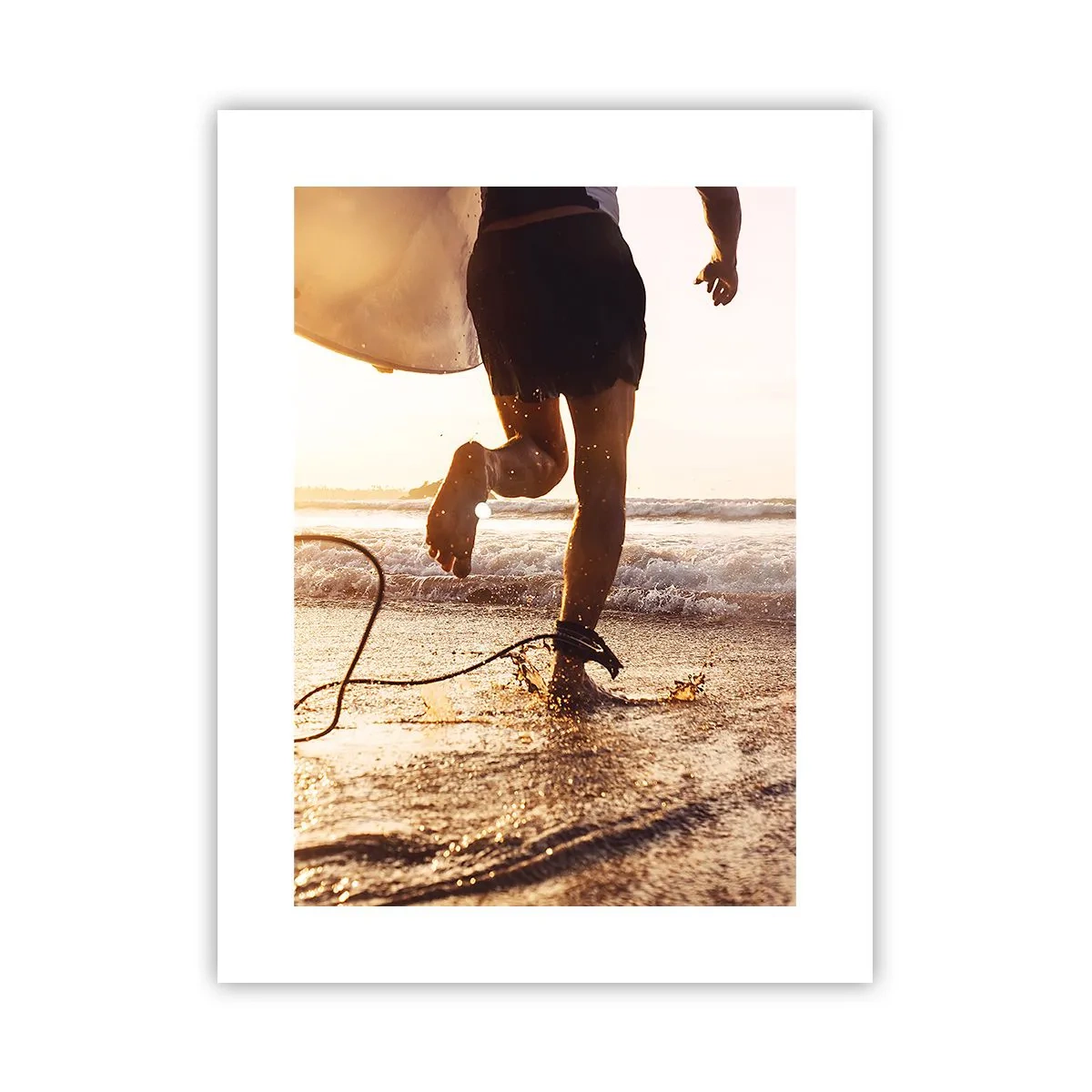 Poster - Um die Welle zu treffen - 30x40 cm